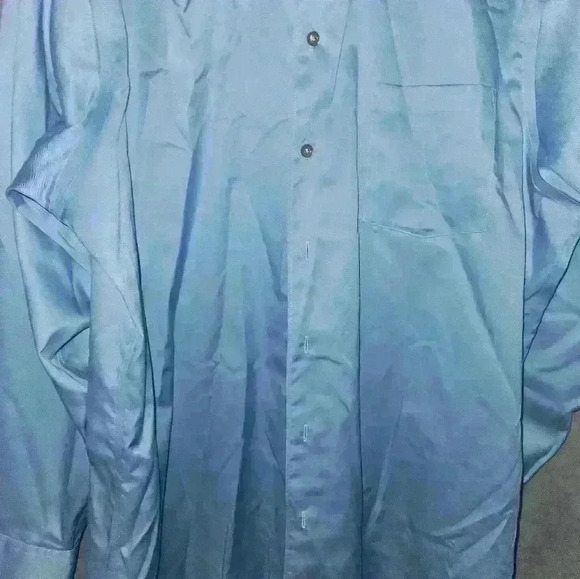 Kenneth Cole Mens Button Up Dress Shirt Size 17  34/35 - Picture 4 of 12